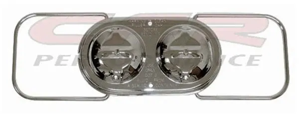 Chevy-Gm Oval Master Cylinder Cover (Dual Bail) - Chrome 1