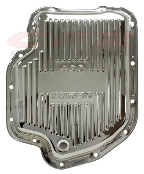 Chevy-Gm Turbo Th-400 Steel Transmission Pan - Chrome 1