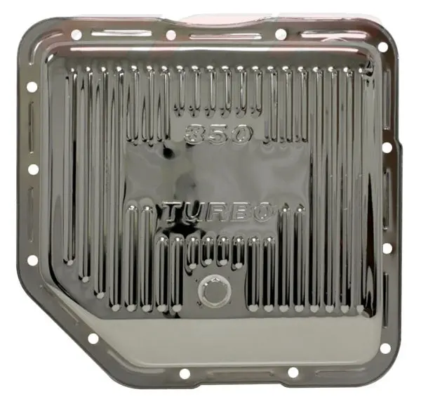 Chevy-Gm Turbo Th-350 Steel Transmission Pan - Chrome 1