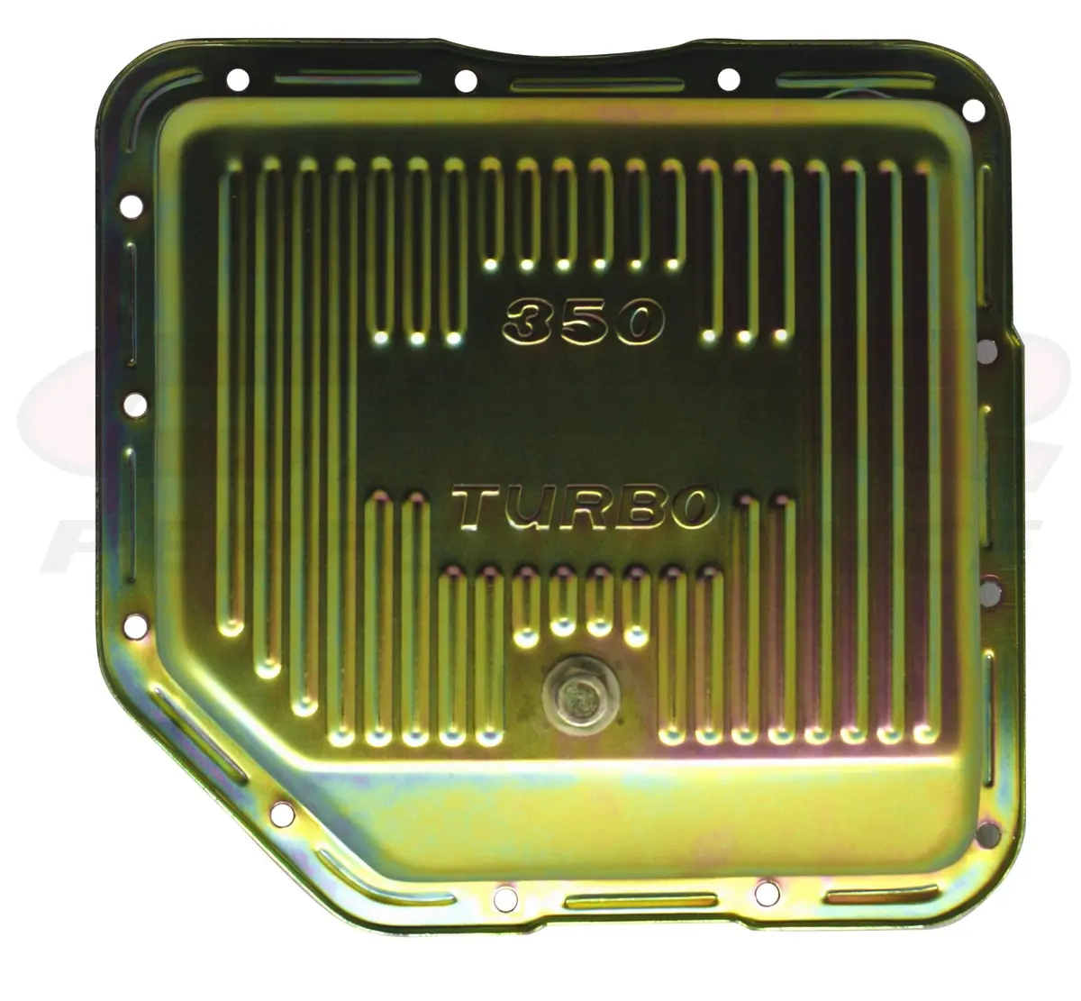 Chevy-Gm Turbo Th-350 Steel Transmission Pan - Zinc 1