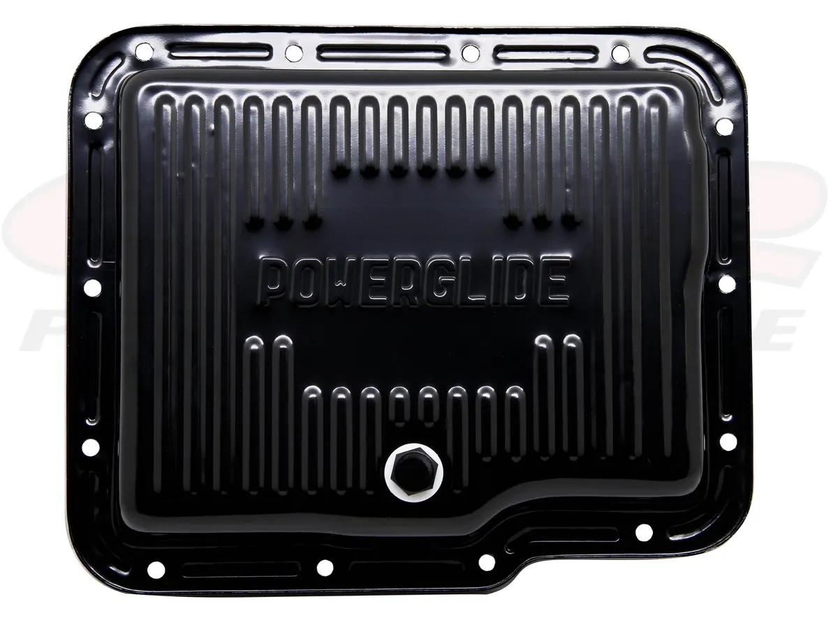 Chevy-Gm Powerglide Steel Transmission Pan - Black 1