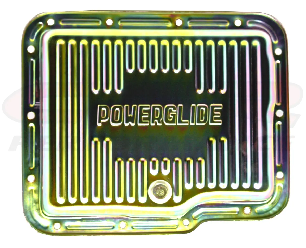 Chevy-Gm Powerglide Steel Transmission Pan - Zinc 1