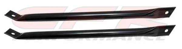 Black Radiator Support Bars - Camaro-Firebird 1967-69 1