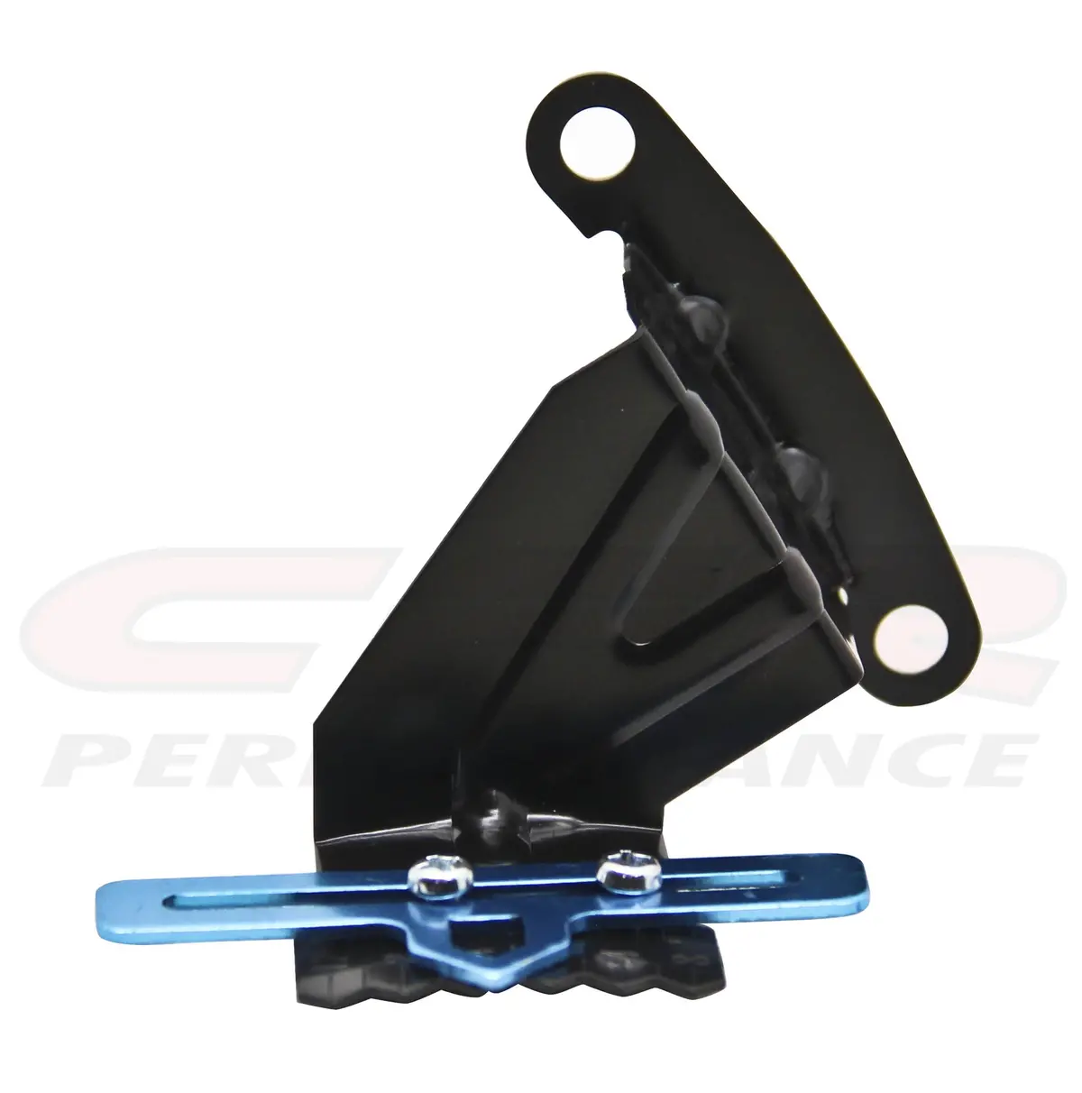 Chevy Small Block 283-305-327-350-400 Timing Tab W- Adjustable Pointer - Black 1