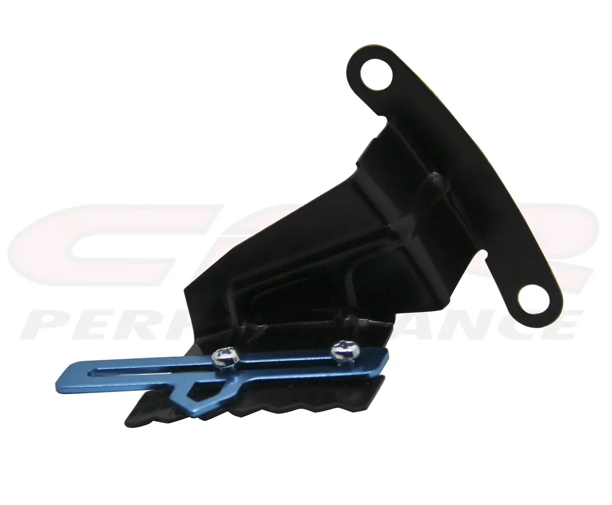 Chevy Small Block 283-305-327-350-400 Timing Tab W- Adjustable Pointer - Black 1