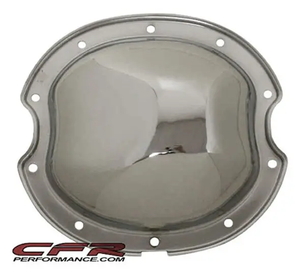 1964-77 Chevy-Gm Chrome Steel Rear Differential Cover - 10 Bolt W- 8.2" Ring Gear 1