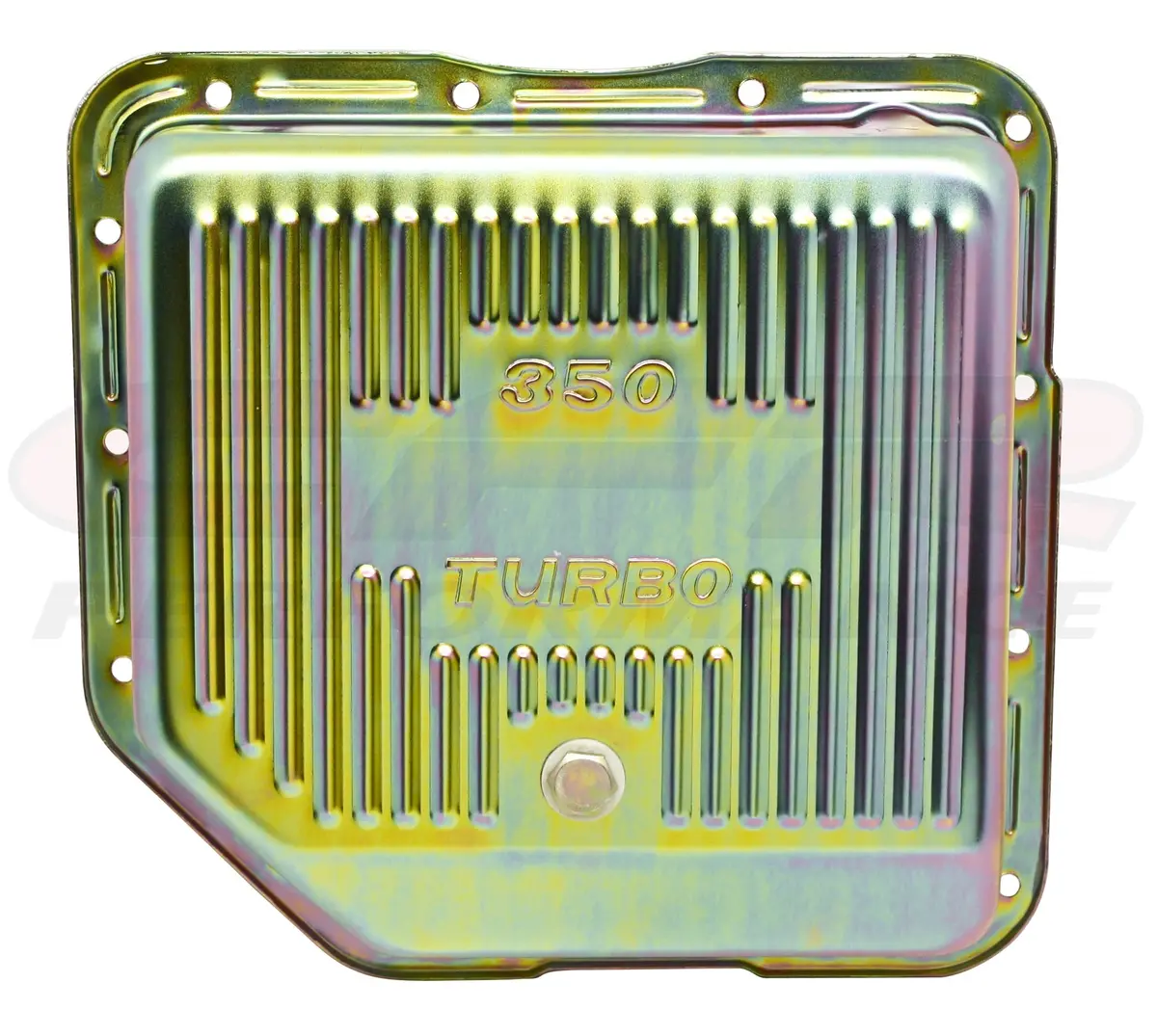 Chevy-Gm Turbo Th-350 Steel Transmission Pan (Deep Sump) - Zinc 1