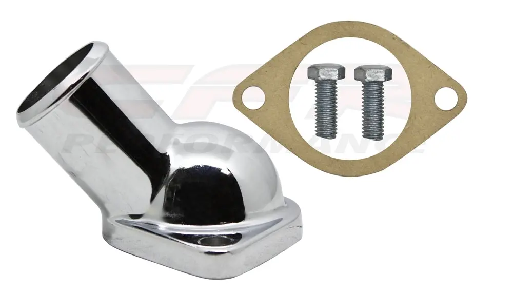 1955-64 Chevy Sb Bb 283-454 Water Neck Gasket - Chrome 1