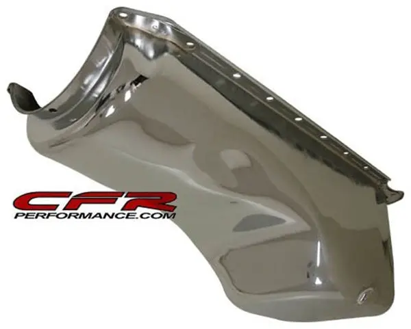 1965-90 Chevy Big Block 396-402-427-454 Stock Capacity Oil Pan - Chrome 1