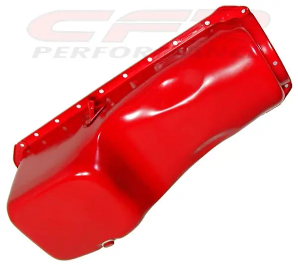 1965-90 Chevy Big Block 396-402-427-454 Stock Capacity Oil Pan - Orange 1