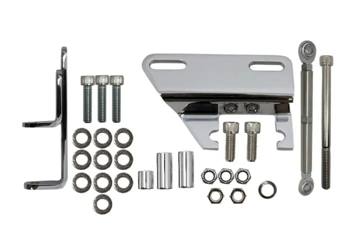 Sanden 508 Adjustable A/C Header Bracket Kit Fits Sbc – Chrome 1