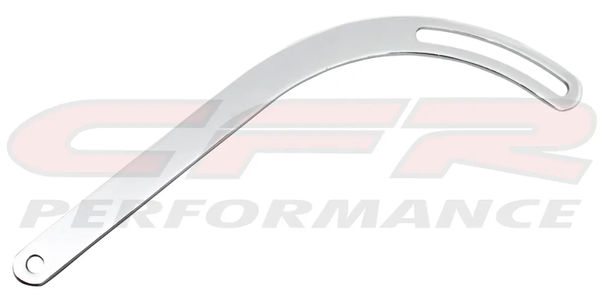 Steel Chevy Sb Alternator Upper Bracket Swp - Chrome 1