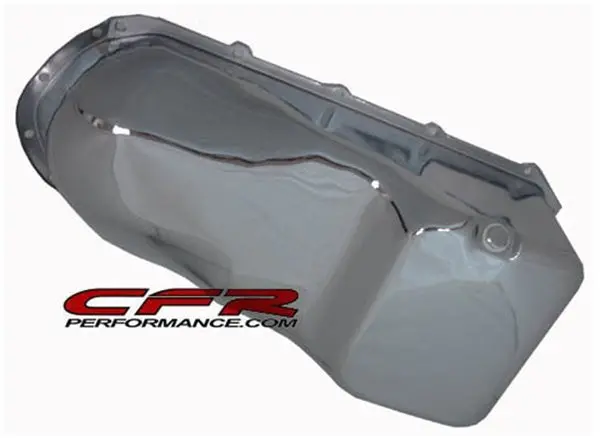 1959-81 Pontiac 265-301-326-350-389-400-421-428-455 V8 Oil Pan - Chrome 1