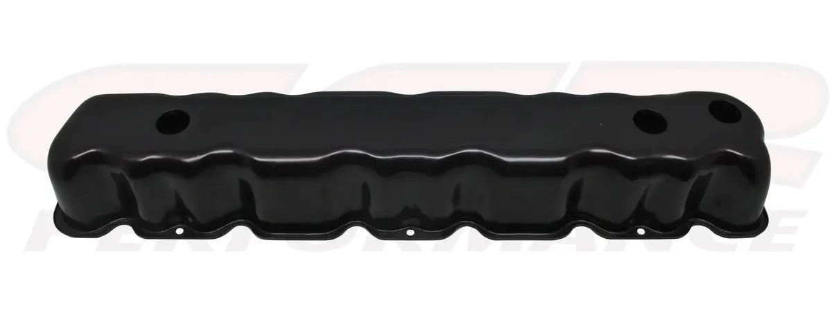 1964-88 Amc-Jeep 199-232-258 Straight-Inline 6 Cylinder Steel Valve Cover - Black 1