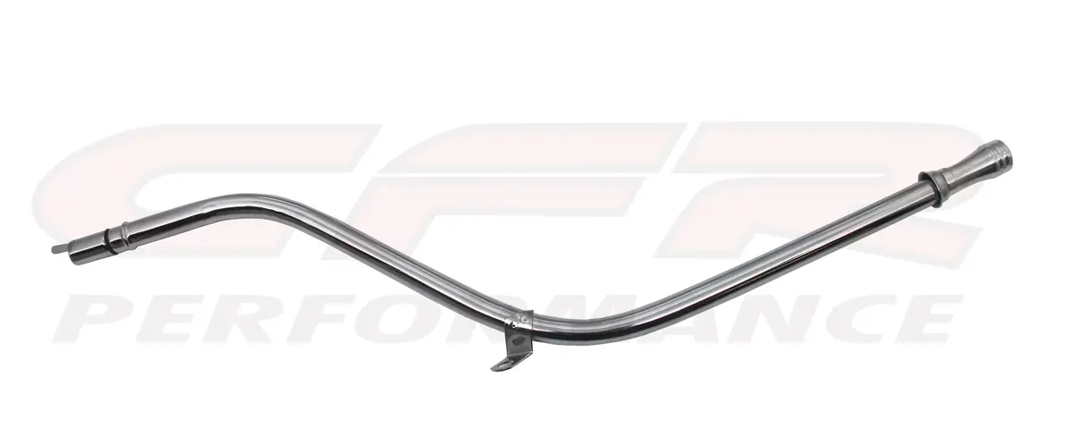 Steel Transmission Dipstick Fits Chevy Gm Turbo Th-350 27" Billet Handle - Chrome 1