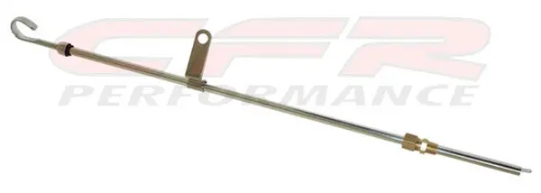 Ford Small Block Drag Racing Dipstick (For 7 Quart Hz-9450, Hz-9448 Oil Pan) - Chrome 1