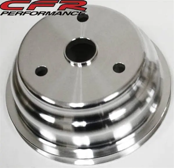 Chevy Small Block Aluminum Crank Pulley  - 1 Groove (Long) 1