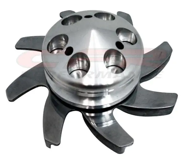 Chevy-Gm Aluminum Alternator Fan & Pulley Set (1 Groove) - Machined 1
