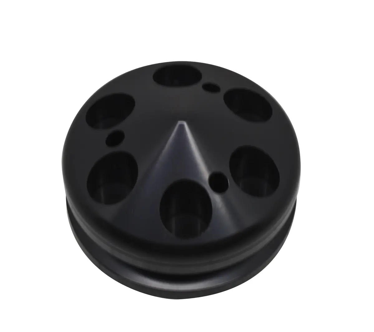 Aluminum Alternator Pulley 1 Grove - Black 1