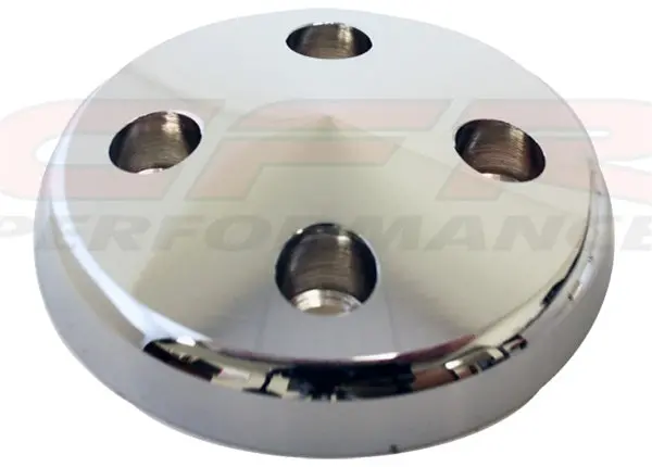 Aluminum Water Pump Pulley Nose Gm Chevy Sb 283-350 Swp - Chrome 1