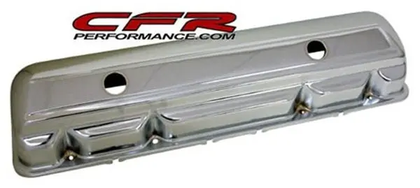 1958-80 Mopar 170-198-225 Slant 6 Cylinder Valve Cover - Chrome 1