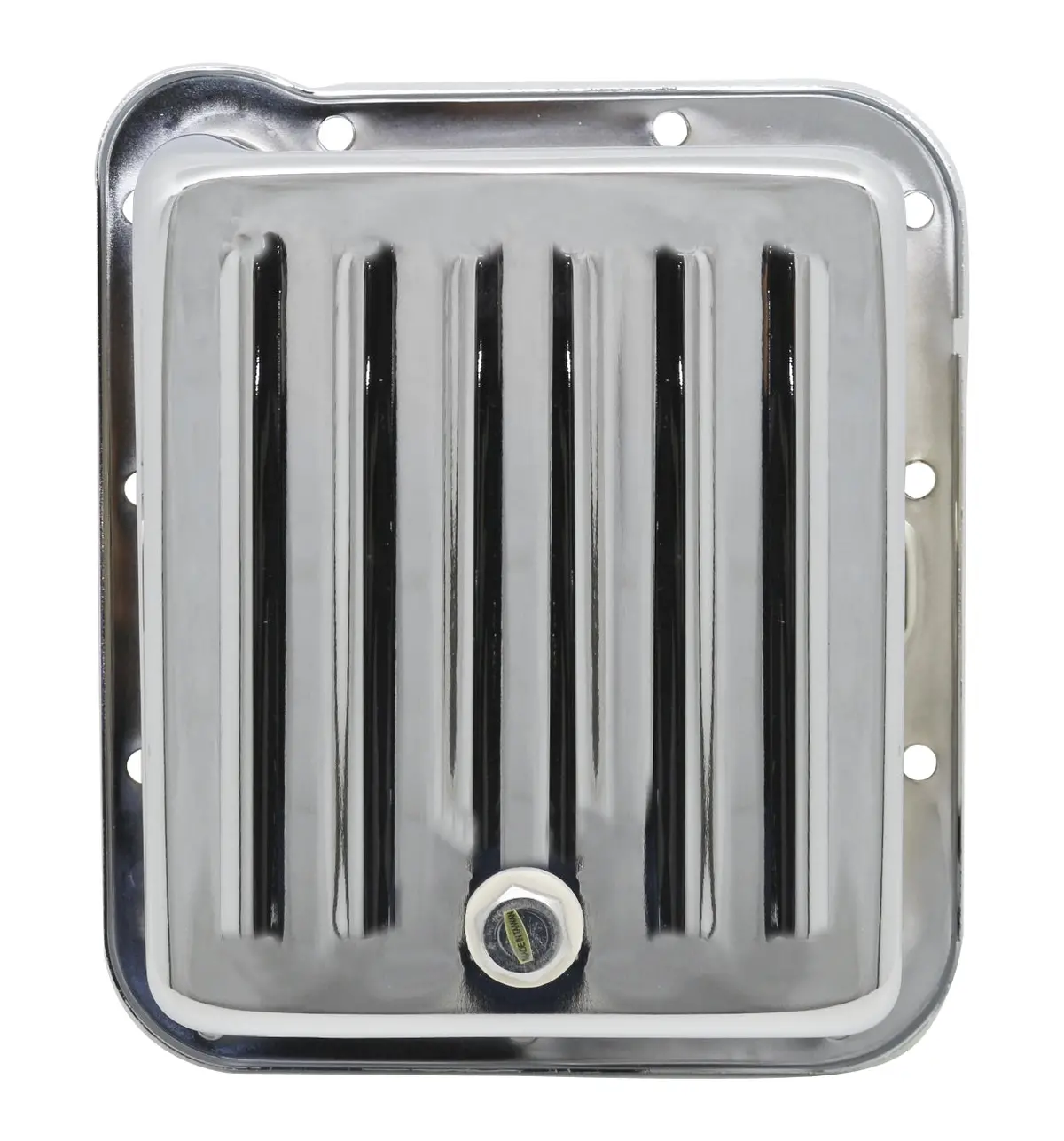 Ford C4 Steel Transmission Pan (Case Fill Style) (Deep Sump) - Chrome 1