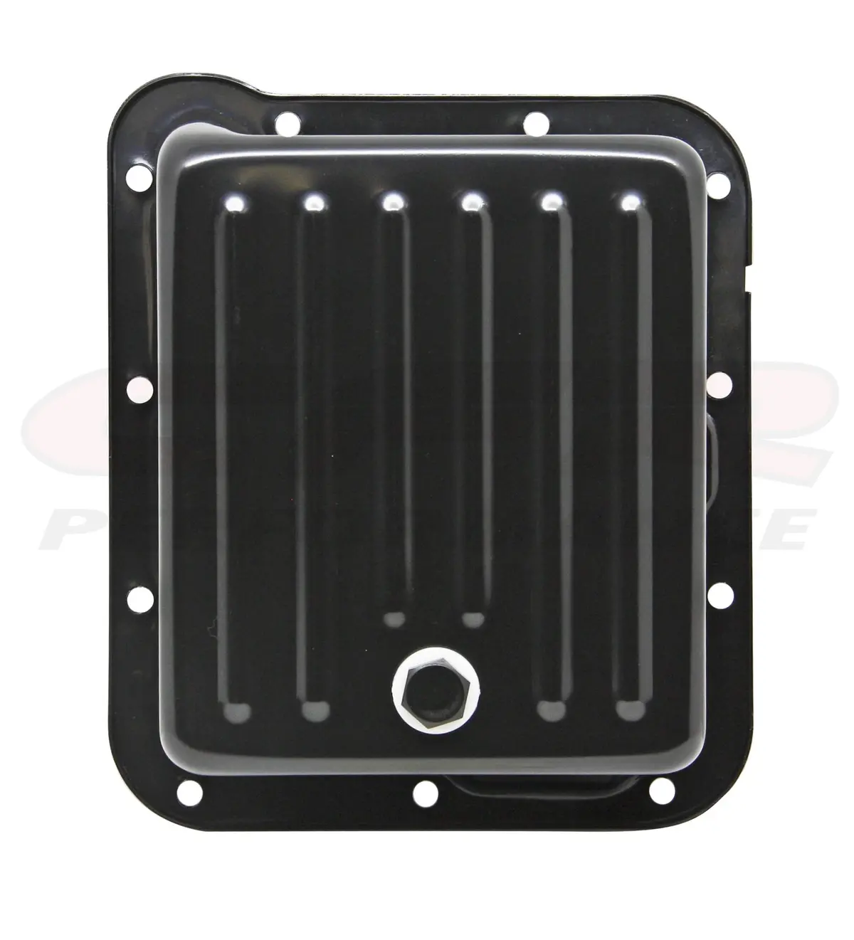 Ford C4 Steel Transmission Pan (Case Fill Style) (Deep Sump) - Black 1