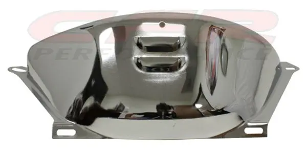 Chevy-Gm Turbo Th-350-Th-400 Chrome Steel Flywheel-Flexplate Cover 1