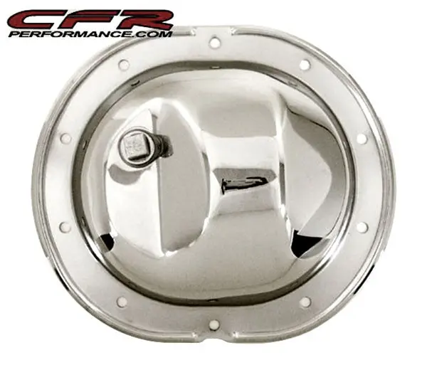 1961-89 Chrysler-Mopar Chrome Steel Rear Differential Cover - 10 Bolt W- 8.25" Ring Gear 1