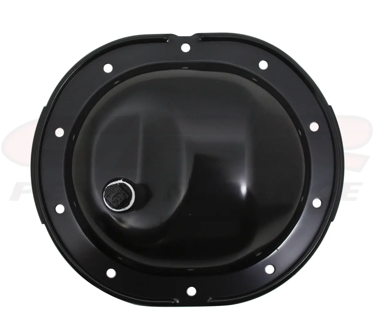 1961-89 Chrysler-Mopar Black Steel Rear Differential Cover - 10 Bolt W- 8.25" Ring Gear 1