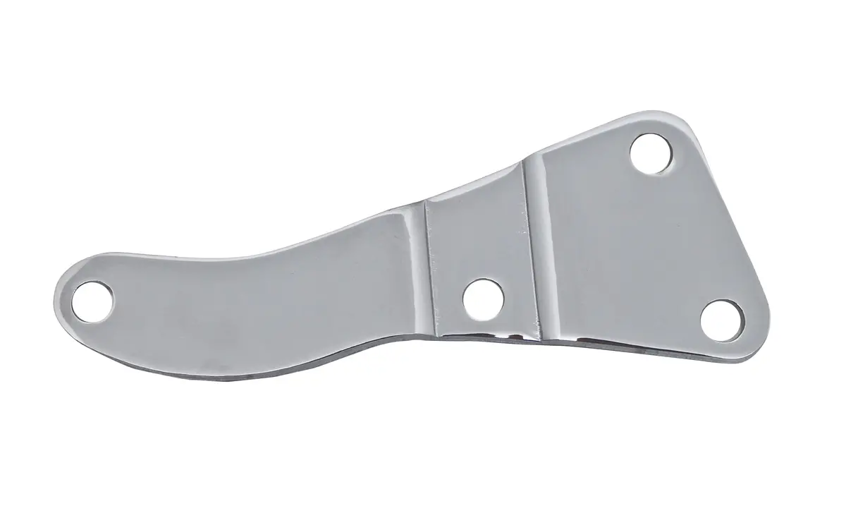 Steel 1969-Up Chevy Bb Oem Style Alternator Bracket Bottom (Lwp) - Chrome 1