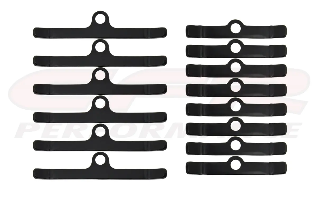 Chevy Big Block Valve Cover Hold-Down Tabs-Spreader Bars - Black 1