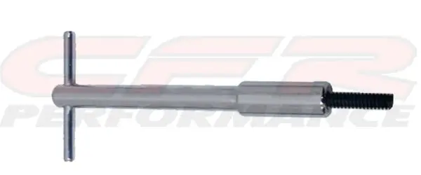 Chevy-Ford-Mopar T-Bar Wing Nut 5" Tall (5-16"-18 X 1-1-2" Studs) - Chrome 1