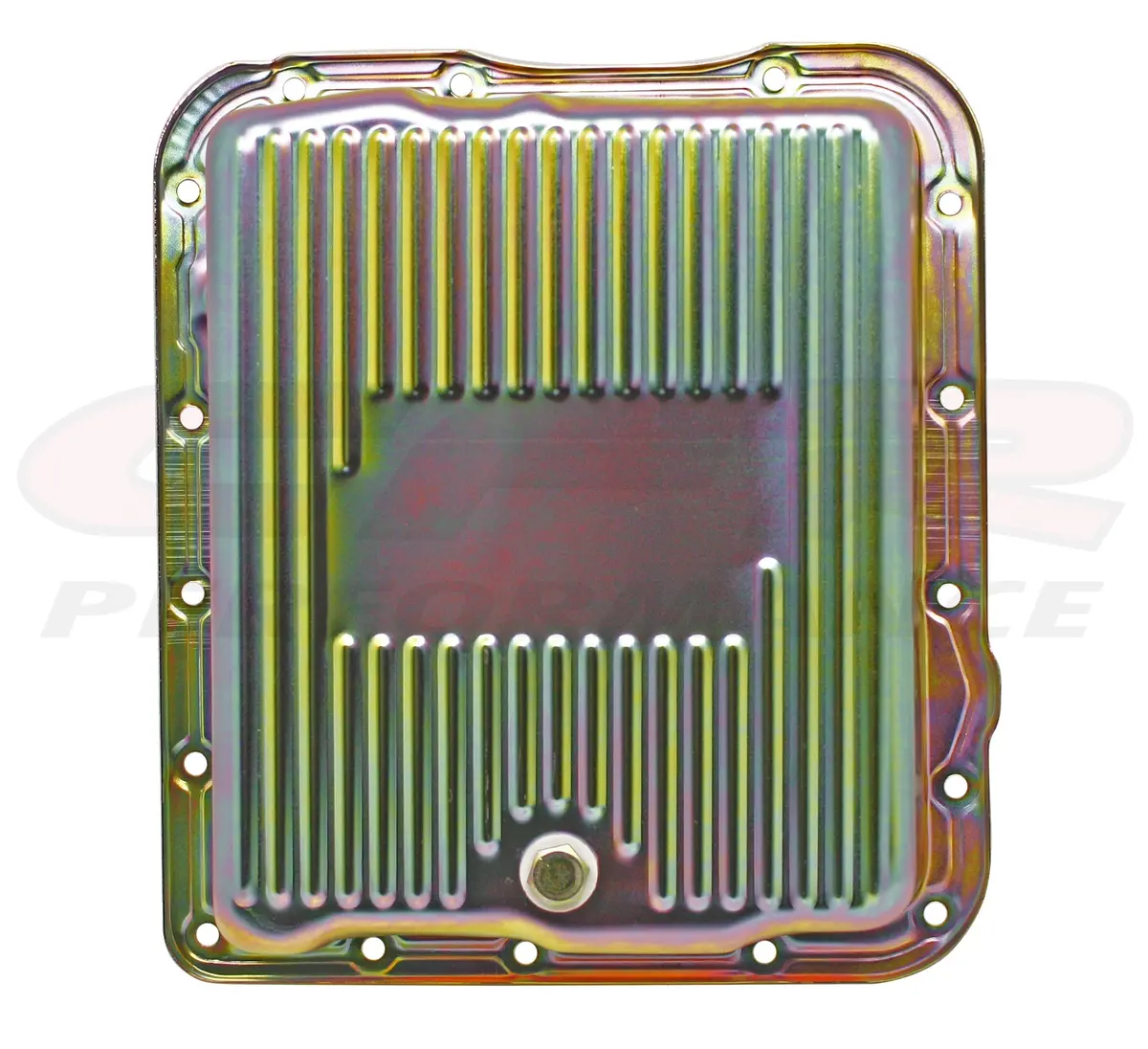 Chevy-Gm 700R4-4L60e-4L65e Steel Transmission Pan (Deep Sump) - Zinc 1