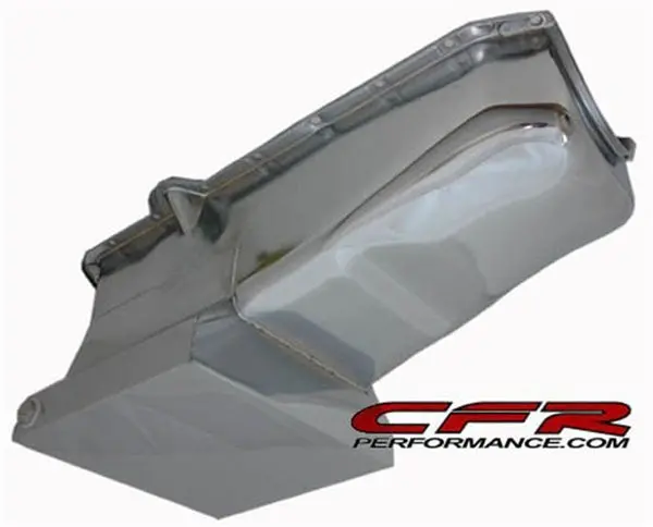 1986-02 Chevy Small Block 283-305-327-350-400 Drag Racing Oil Pan - Chrome 1