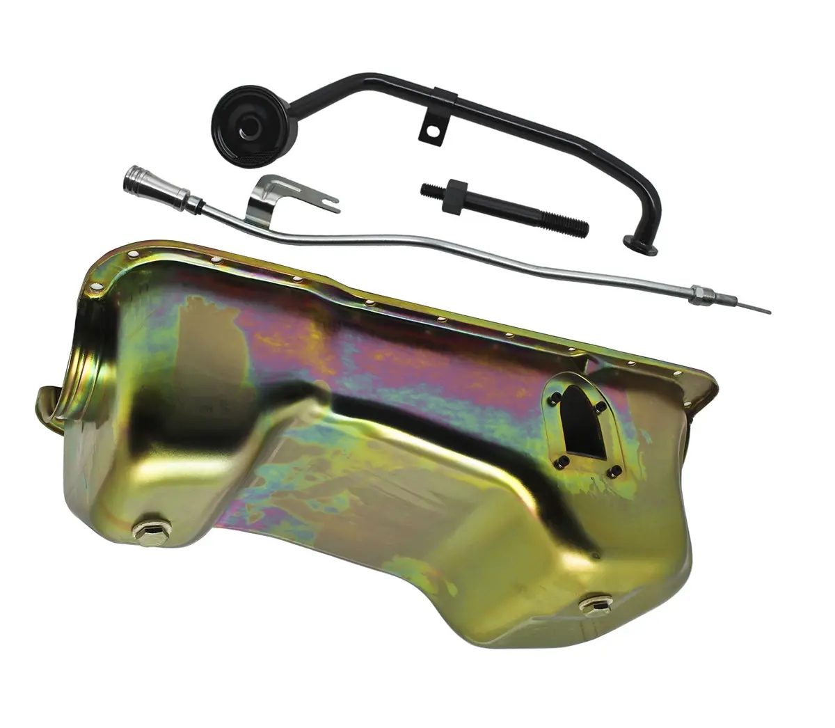 Steel 1983-93 Ford Oil Pan Mustang 351W 5.8L Kit - Zinc 1