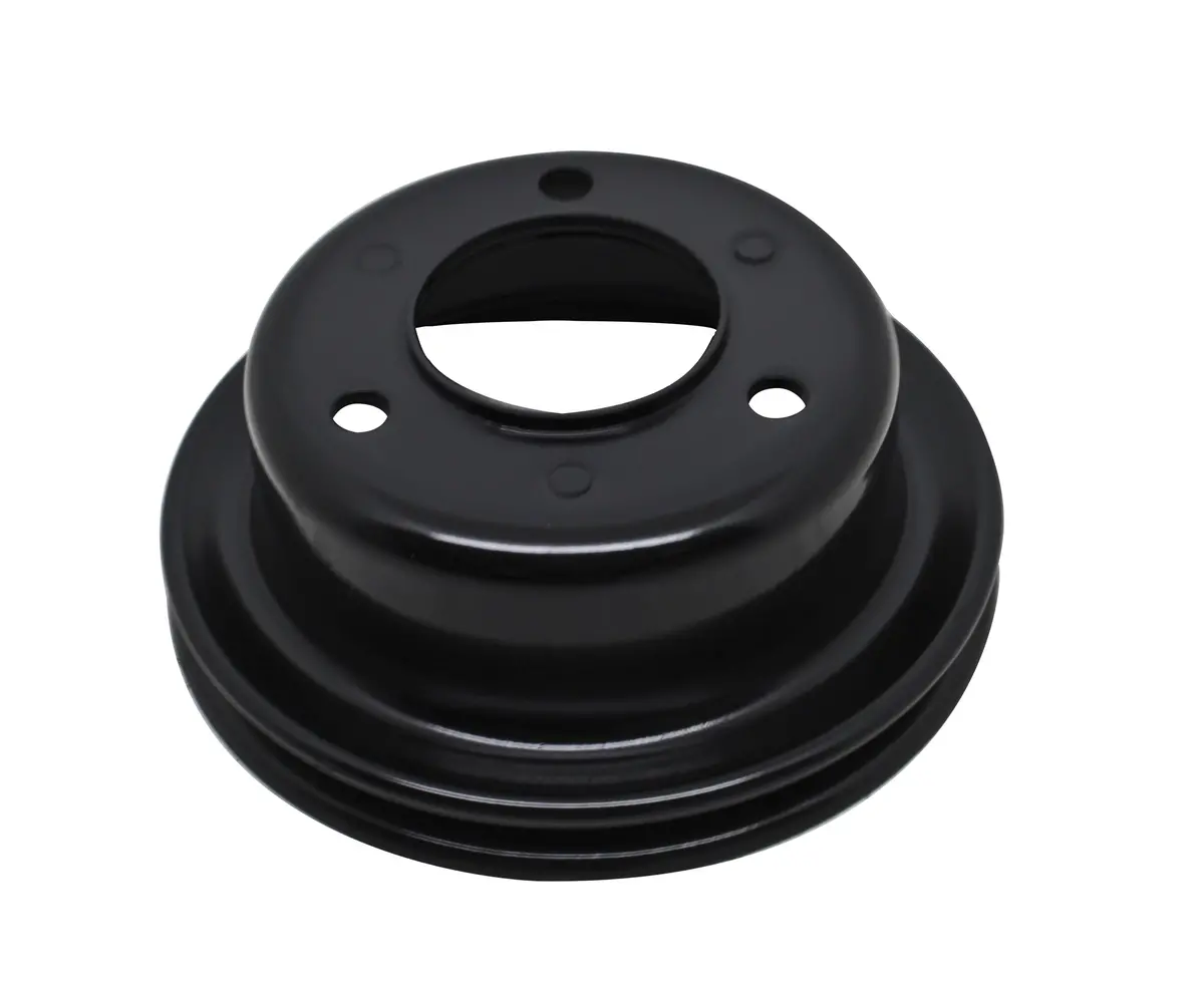 Steel 1965-1966 Ford Sb Crank Pulley 1 Groove  - Black 1