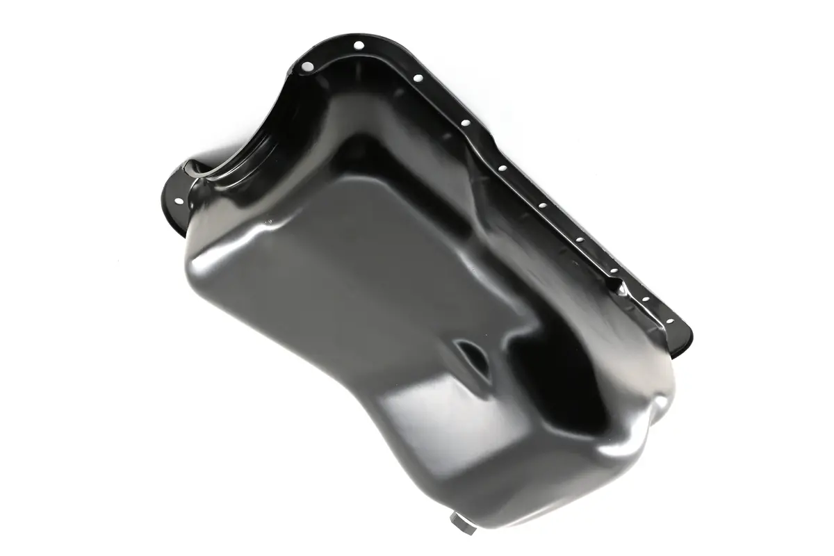 1988-96 Ford Small Block 255-260-289-302 Stock Capacity Truck Oil Pan - Black 1