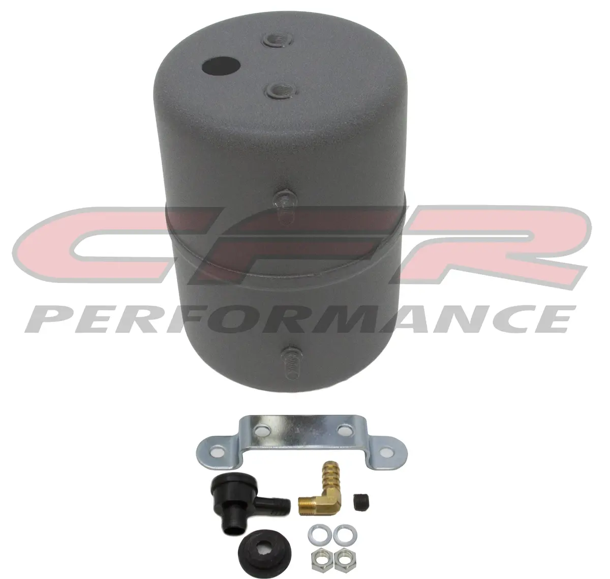Aluminum Vacuum Reservoir Used To Extra Vacuum To Power Brakes - Black 1