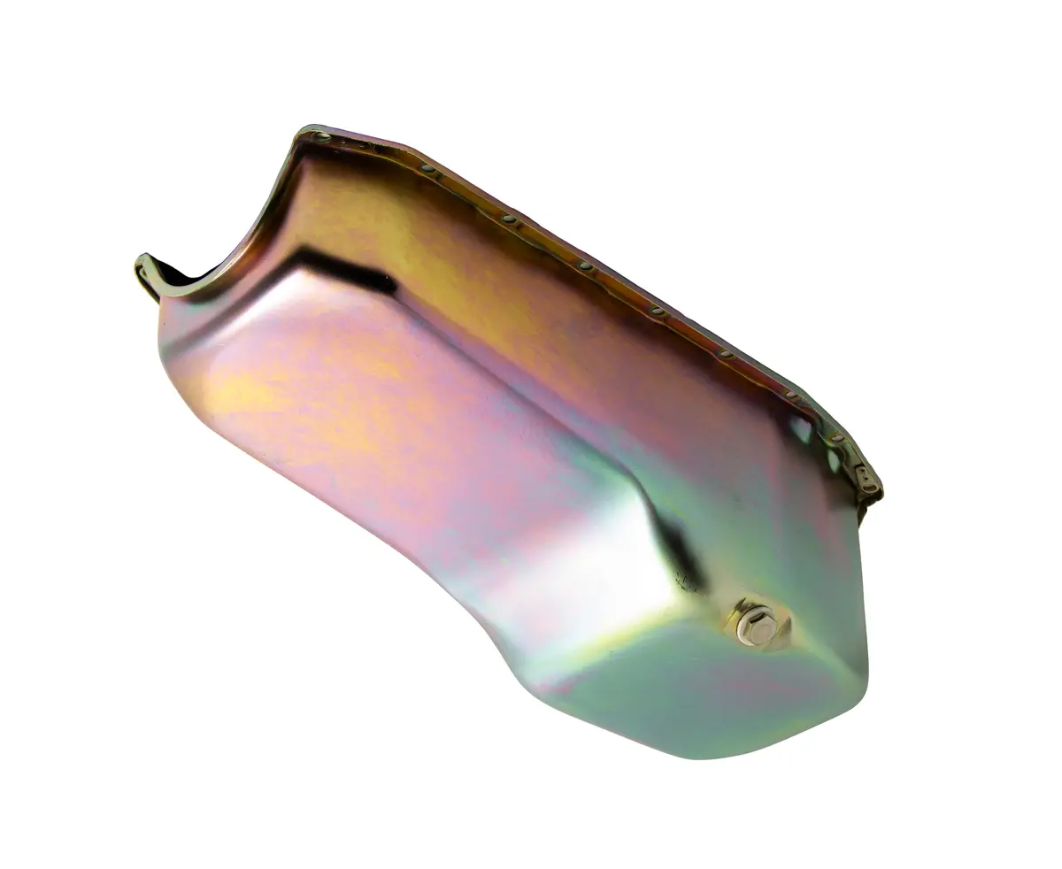 Steel Oil Pan For 1980–85 Chevy Sb 267‑283‑305‑327‑350 – Zinc 1