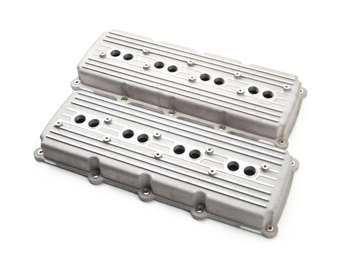 Aluminum Valve Covers Fits 2005–2019 Mopar Gen 3 Hemi 5.7L / 6.1L / 6.4L – Hellcat Conversion Ready – Raw Finish 1