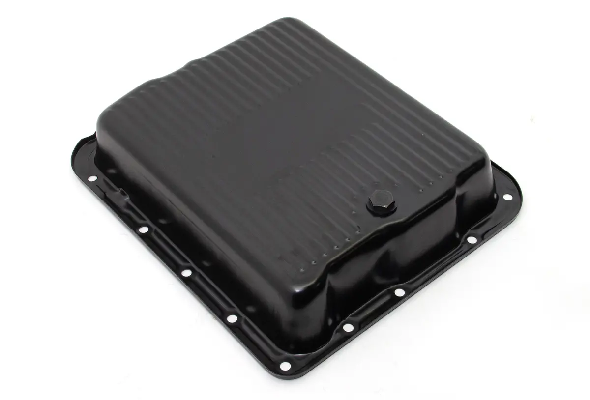 Chevy-Gm 700R4-4L60e-4L65e Steel Transmission Pan - Black Edp 2