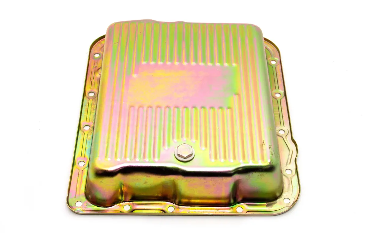 Chevy-Gm 700R4-4L60e-4L65e Steel Transmission Pan - Zinc 1