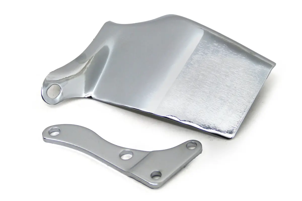 1969-86 Chevy Small Block Oem Style Water Pump Mounted Alternator Bracket Set (Lwp) - Chrome 1