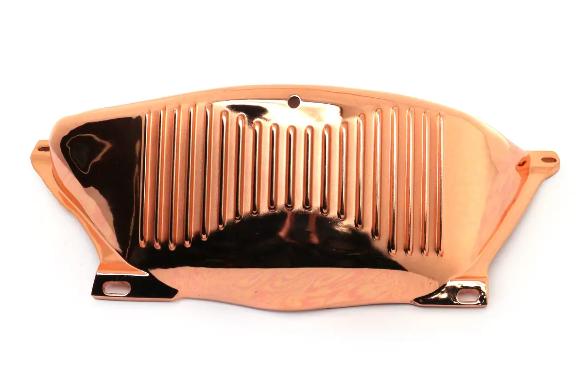 Chevy-Gm Turbo Th-350-Th-400 Aluminum Flywheel Flexplate Cover - Copper 1