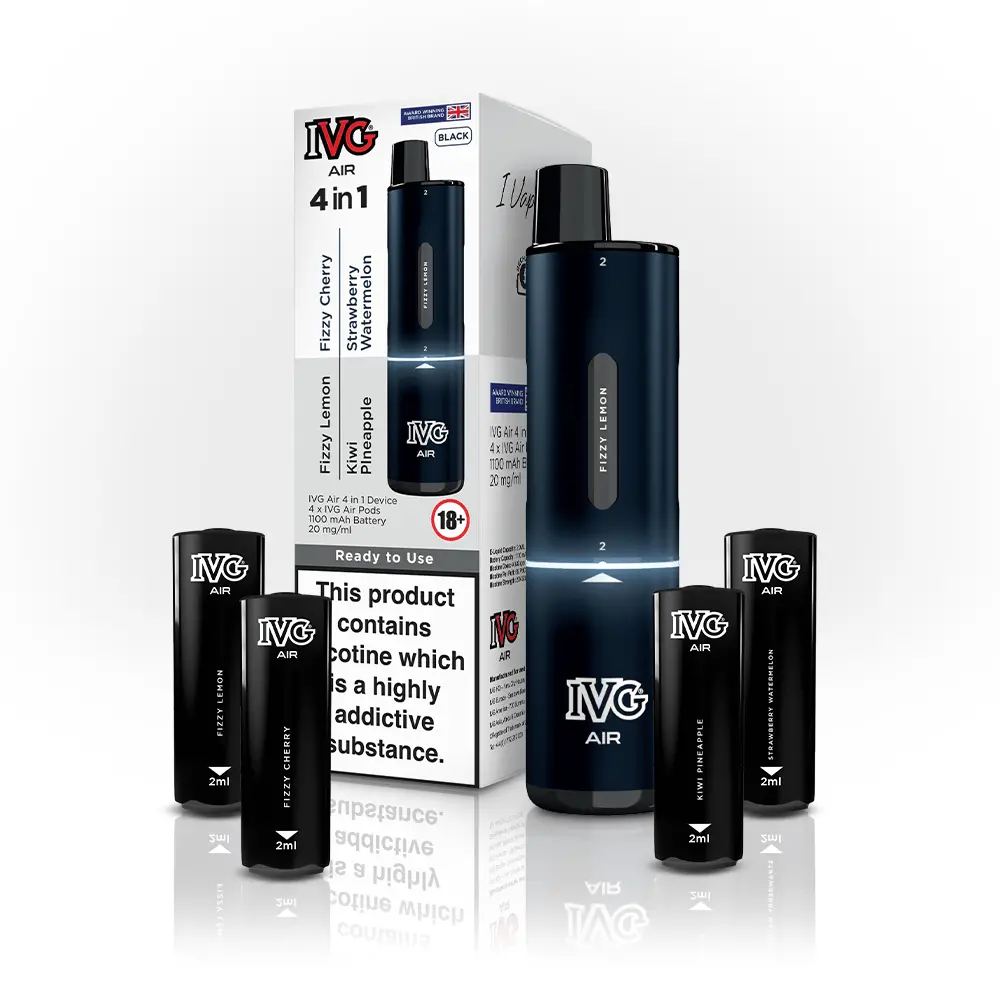 Ivg Air 4 In 1 Black Starter Kit 1