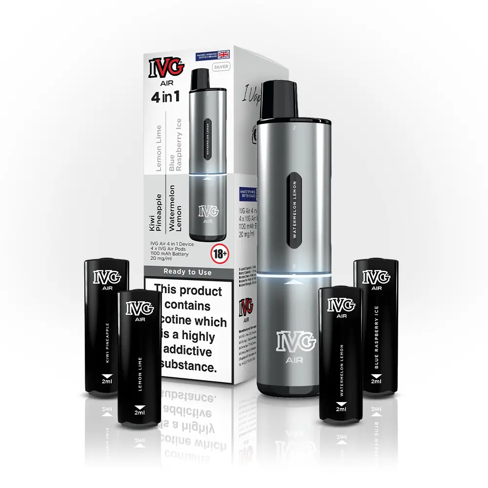 Ivg Air 4 In 1 Silver Starter Kit 1