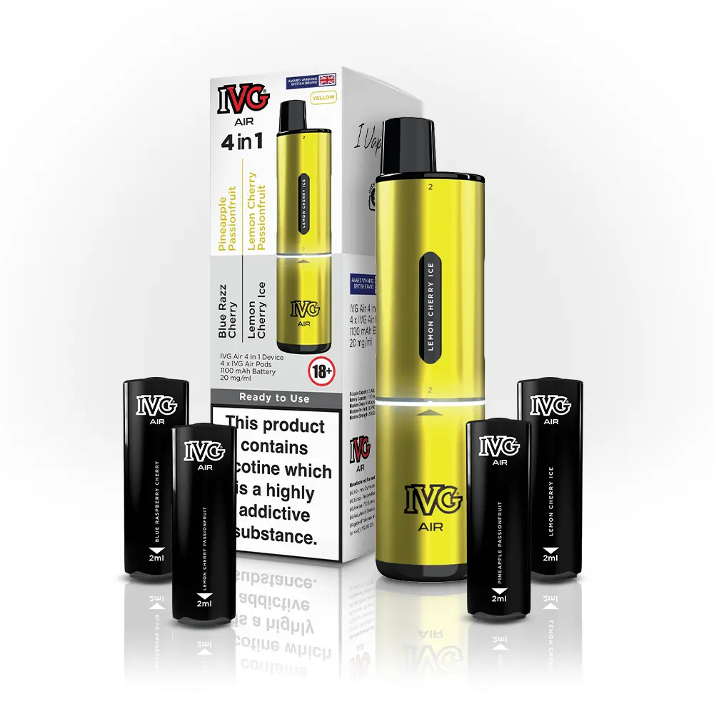 Ivg Air 4 In 1 Yellow Starter Kit 1