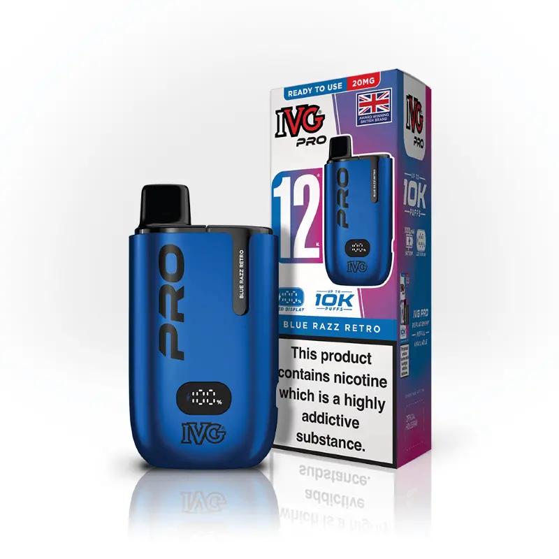 Ivg Pro Blue Razz Retro Starter Kit 1