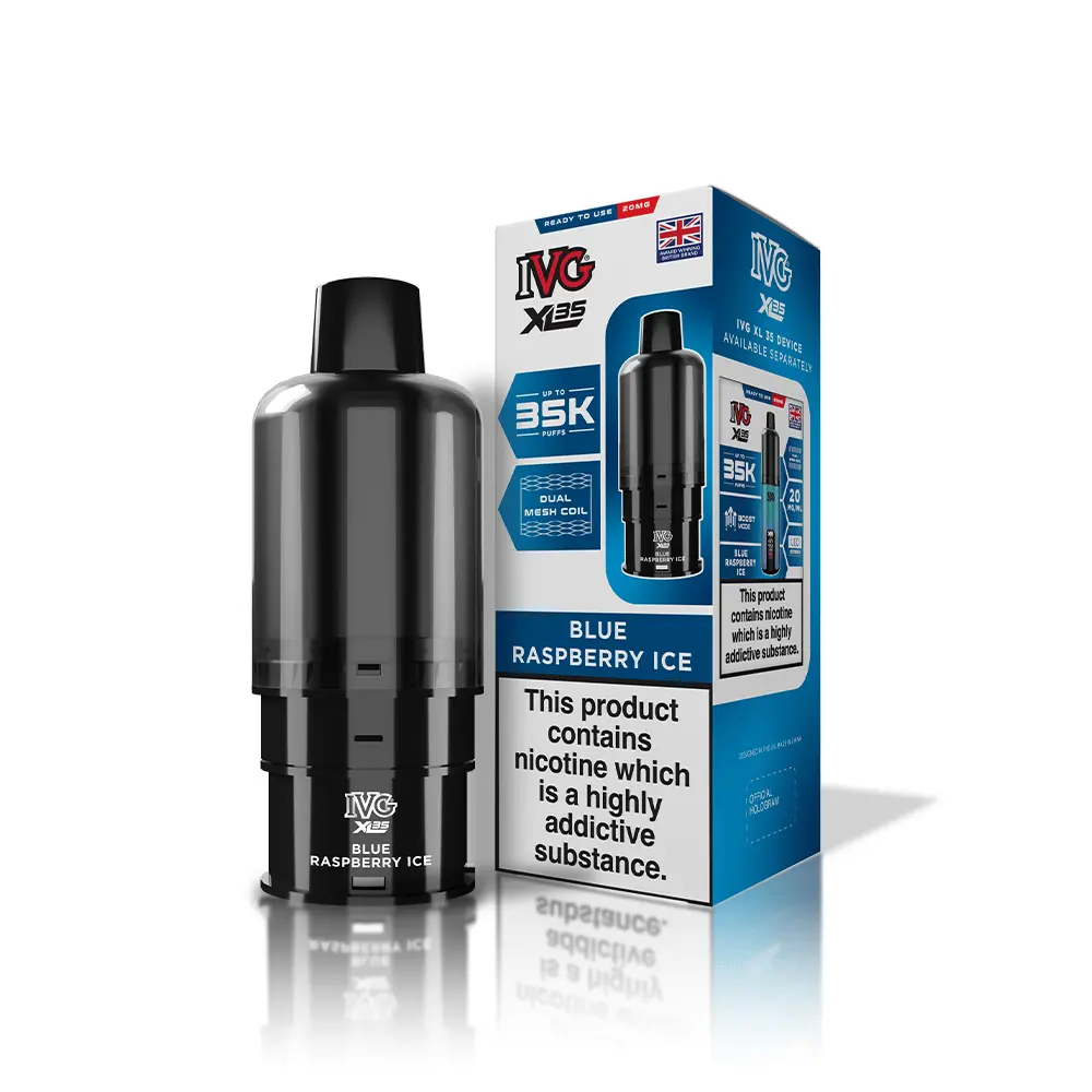 Ivg Xl35 Blue Raspberry Ice Refill Pod 1